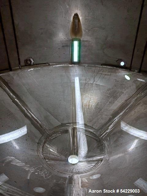 Unused 6,500-Gallon Stainless Steel Vertical Tank | Built 2022 | Dual Manways | 10’ Straight Side | Industrial & Food-Grade Storage Vessel