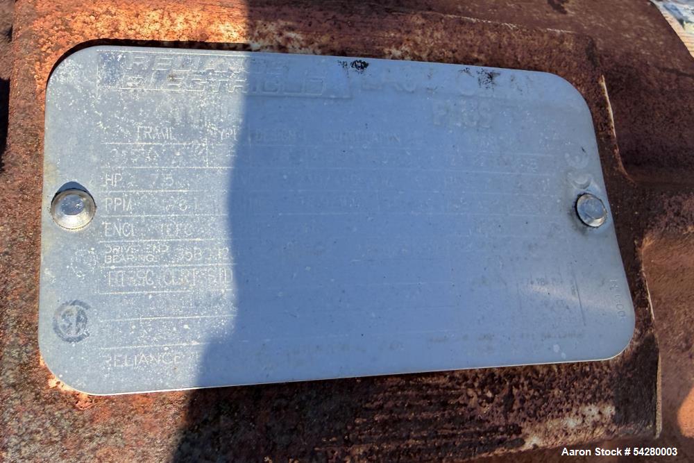 Used Cherry Burrell Jacketed Mix Tank. 7,500 Gallon, Stainless steel.