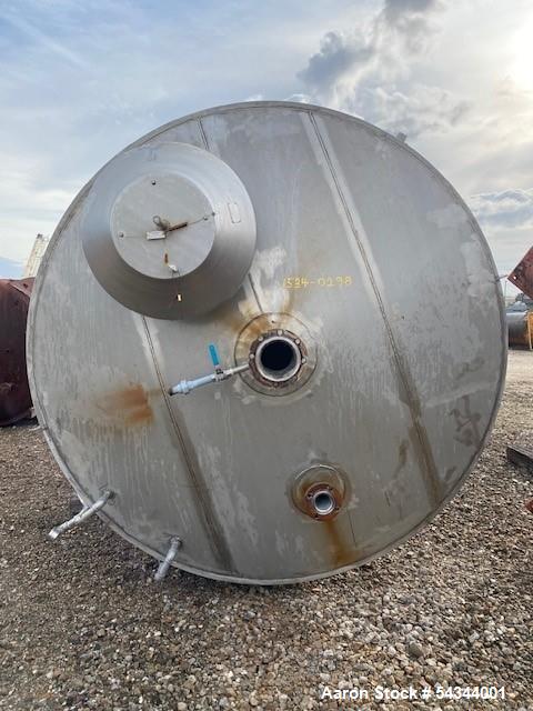 Used M.L. Smith Jr. 9,000 Gallon 316L Stainless Steel Vertical Tank – 8' x 24', 200°F Rated