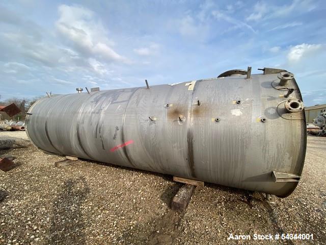 Used M.L. Smith Jr. 9,000 Gallon 316L Stainless Steel Vertical Tank – 8' x 24', 200°F Rated