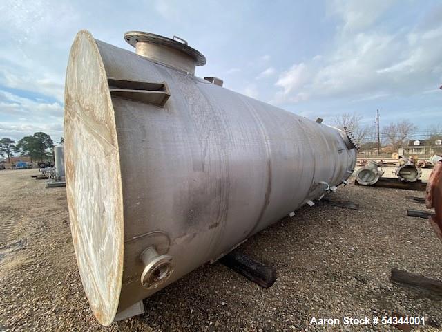 Used M.L. Smith Jr. 9,000 Gallon 316L Stainless Steel Vertical Tank – 8' x 24', 200°F Rated