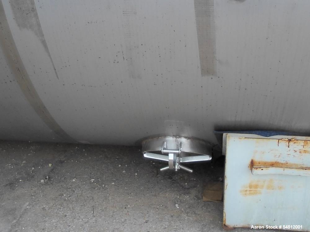 Unused TSI 7,000 Gallon Vertical Stainless Steel Holding Tank