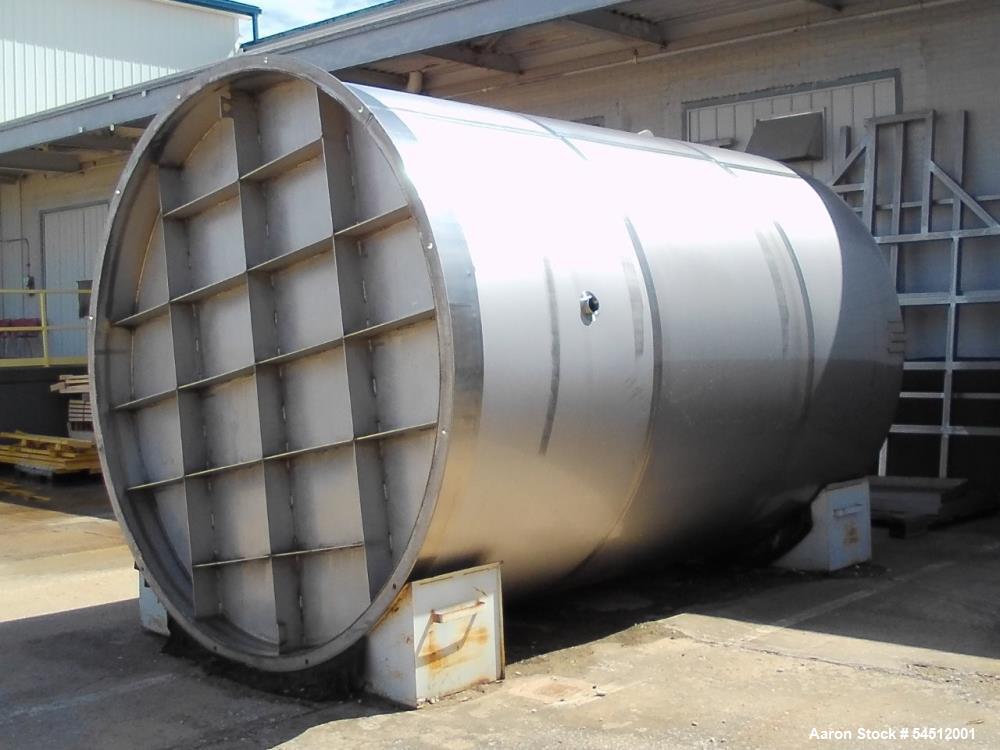 Unused TSI 7,000 Gallon Vertical Stainless Steel Holding Tank