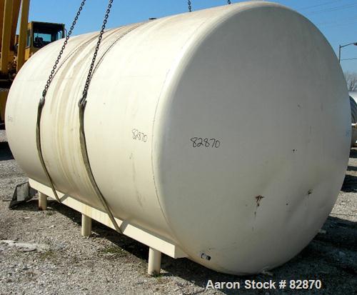 USED: Tank, 5,000 gallon, 304 stainless steel, horizontal. 96" diameter x 150" straight side, dished heads. Bottom of tank dimple jacketed, approx 6' wide x 7' long area. Insulated and carbon steel s...