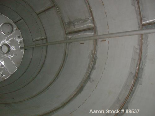 USED: Tank, 17,800 gallon, 316 stainless steel. Approximate 10'6" diameter x 27'6" straight side. Slight cone top and flat bottom. Top openings: (3) 2", (2) 3", (1) 15", (1) 20" manway with cover. Si...