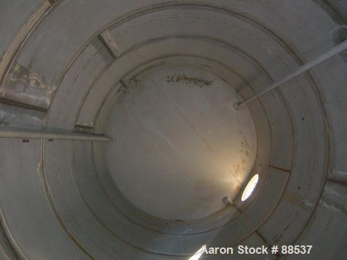USED: Tank, 17,800 gallon, 316 stainless steel. Approximate 10'6" diameter x 27'6" straight side. Slight cone top and flat bottom. Top openings: (3) 2", (2) 3", (1) 15", (1) 20" manway with cover. Si...