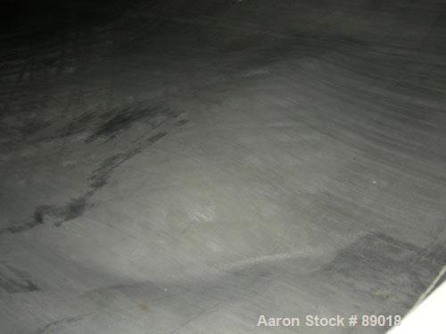 USED: Tank, 11,700 gallon, 304 stainless steel, vertical. Approximately 132" diameter x 198" straight side. Dished top, flat bottom. 10 turns of approximate 3" pipe coil. Openings: top 1-1/2", 4", 6"...