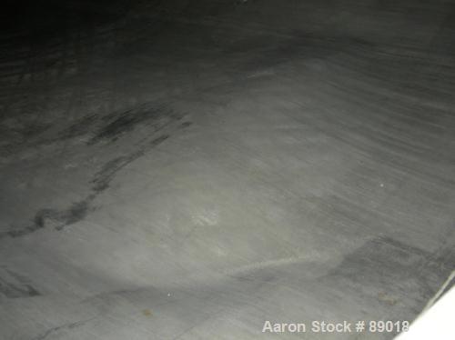 USED: Tank, 11,700 gallon, 304 stainless steel, vertical. Approximately 132" diameter x 198" straight side. Dished top, flat bottom. 10 turns of approximate 3" pipe coil. Openings: top 1-1/2", 4", 6"...