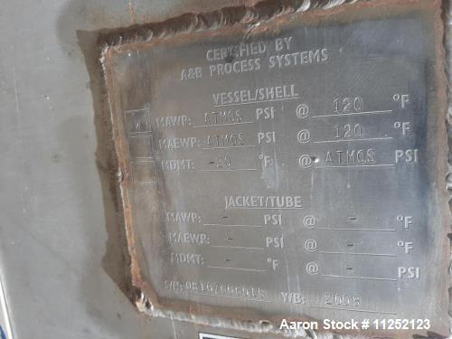 Used- A&B Process Systems Tank