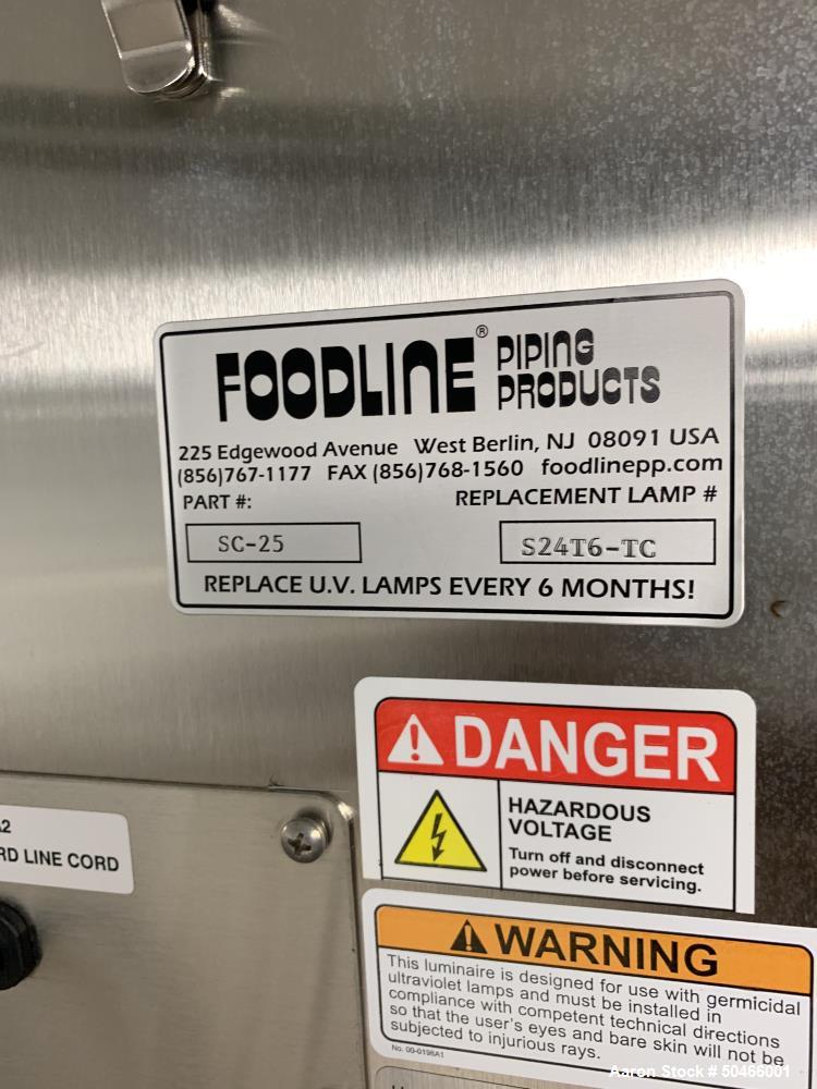 Used A&B Process Systems 10,000 Gallon Stainless Steel Food Grade Storage Tank.