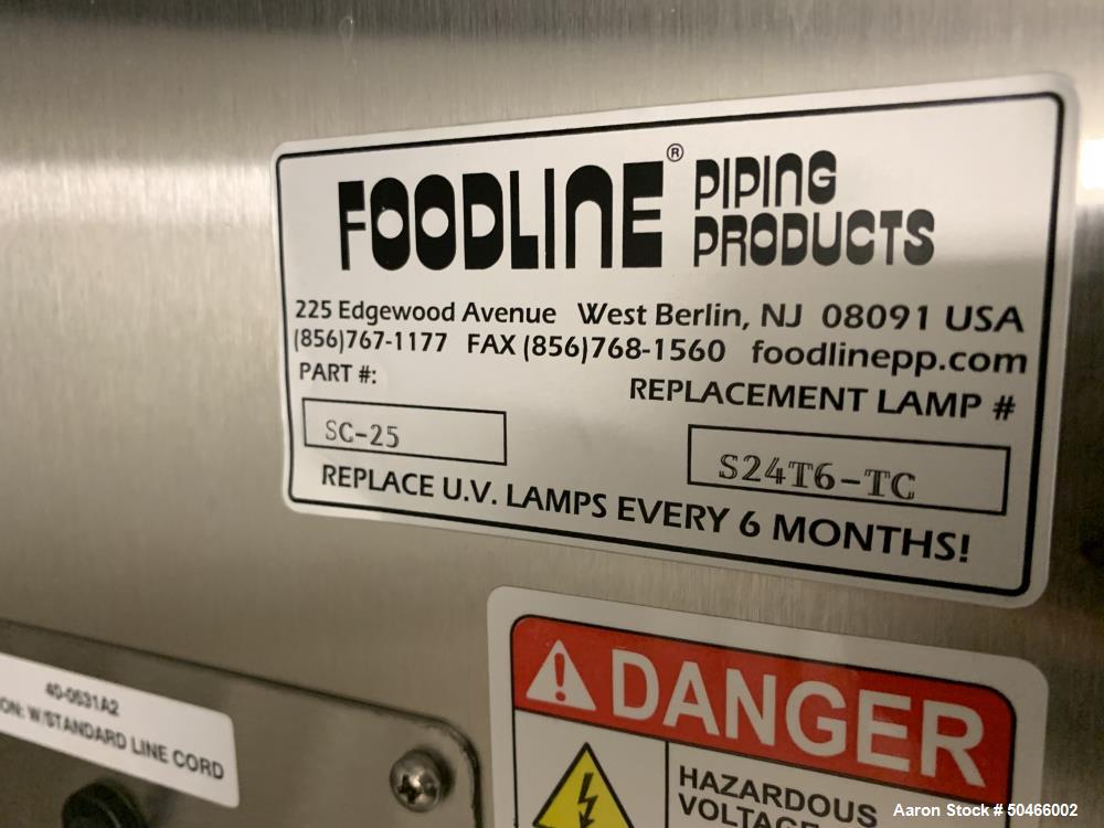 Used A&B Process Systems 10,000 Gallon Stainless Steel Food Grade Storage Tank.