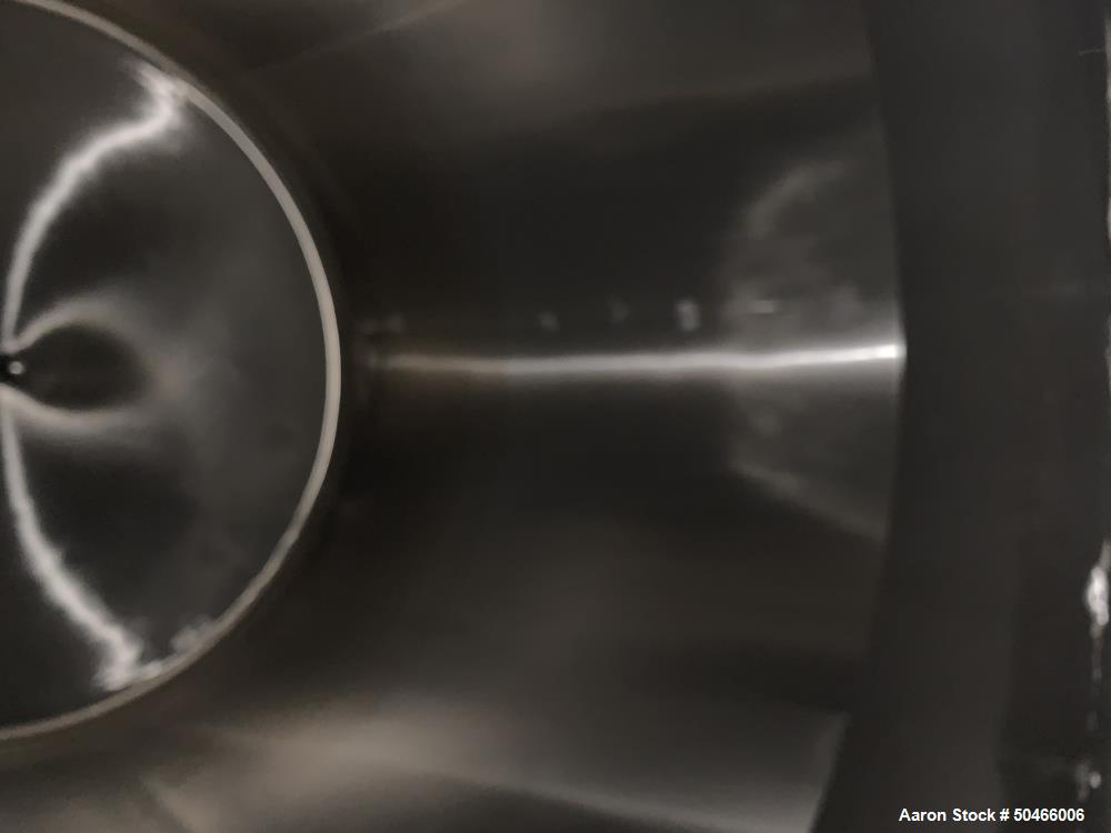 Used A&B Process Systems 10,000 Gallon Stainless Steel Food Grade Storage Tank.