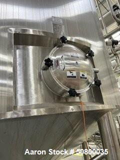 Used A&B Process 12,000 Gallon Jacketed Vertical Mix Tank – 304L Stainless Steel (2019)