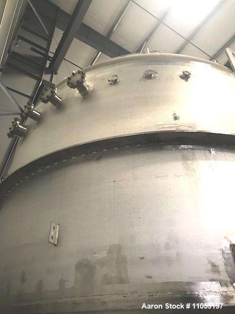 Unused- 9500 Gallon (36000 Liter) 316L Stainless Steel Vessel.