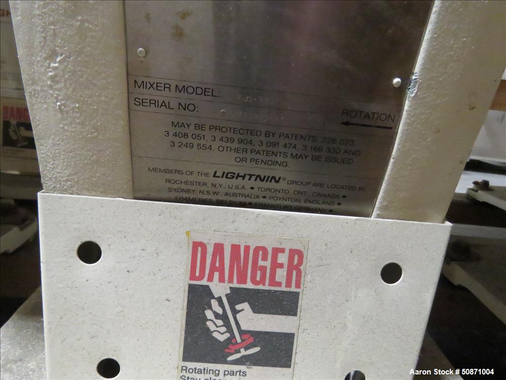 Unused- APV Crepaco 5000 Gallon 316L Stainless Steel Mix Tank.