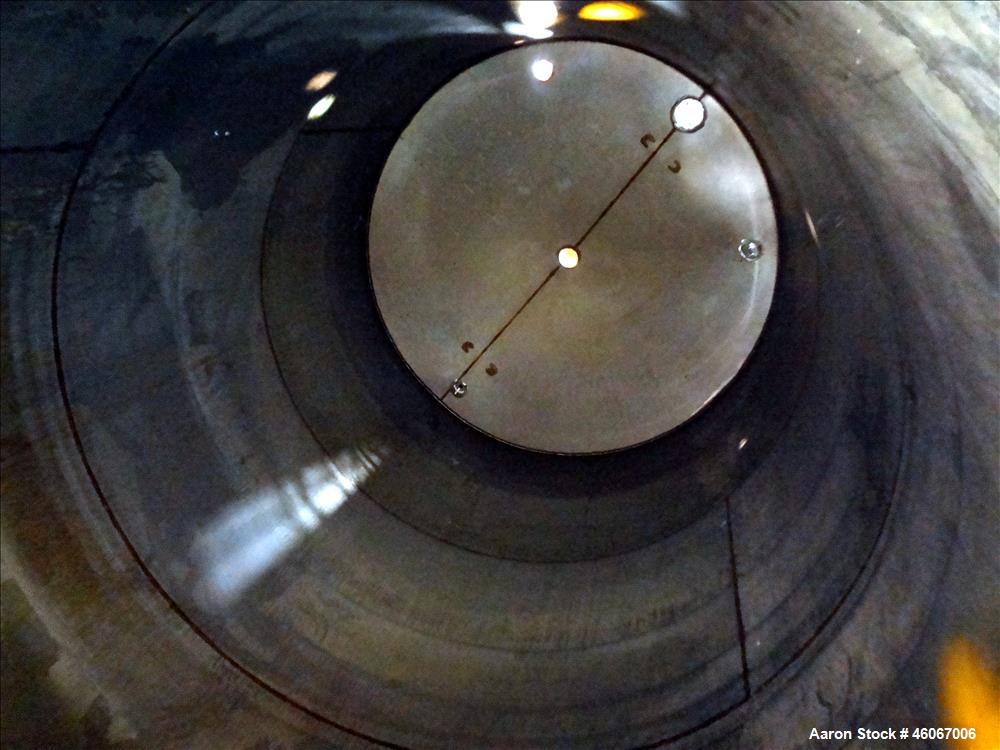 Used Acme Industrial Tank, 6000 Gallon, 304 Stainless Steel, Vertical. Approximate 192" Straight Side x 96" Diameter. Partial cone top, flat bottom. Top openings: 4", (3) 3", 6". Side openings: 24" m...