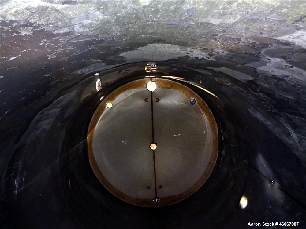 Used Acme Industrial Tank, 6000 Gallon, 304 Stainless Steel, Vertical. Approximate 192" Straight Side x 96" Diameter. Partial cone top, flat bottom. Top openings: 4", (3) 3", 6". Side openings: 24" m...