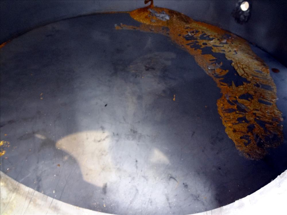 Used Acme Industrial Tank, 6000 Gallon, 304 Stainless Steel, Vertical. Approximate 192" Straight Side x 96" Diameter. Partial cone top, flat bottom. Top openings: 4", (3) 3", 6". Side openings: 24" m...