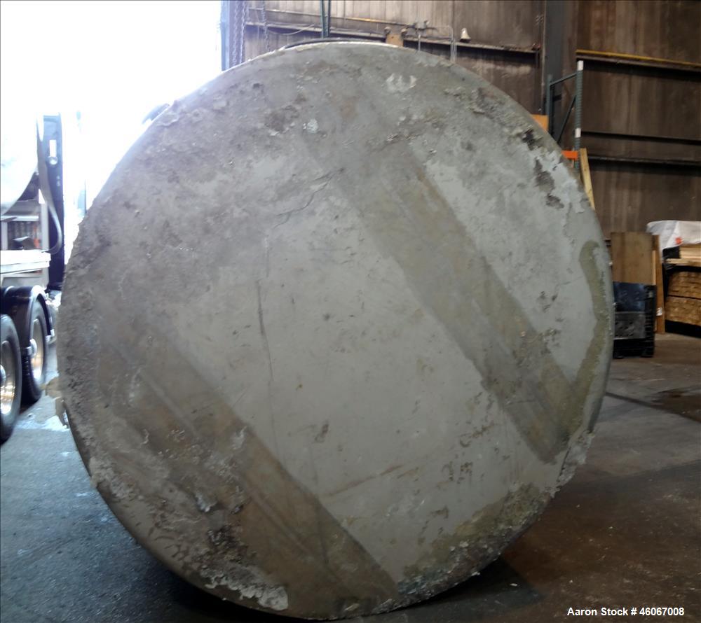 Used Acme Industrial Tank, 6000 Gallon, 304 Stainless Steel, Vertical. Approximate 192" Straight Side x 96" Diameter. Partial cone top, flat bottom. Top openings: 4", (3) 3", 6". Side openings: 24" m...