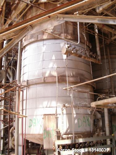 Used- Alloy Fabricators, 316L Stainless Steel Vertical Pressure Tank, 9,000 Gallon (approximately). 9’ diameter x 16’ high s...