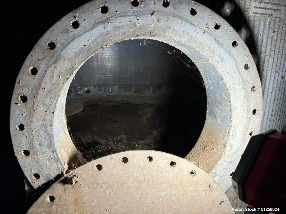 Used 12,000 Gallon Alloy Fabricators Stainless Steel Tank. 316L Stainless steel. Vertical. Insulated. Side manway.