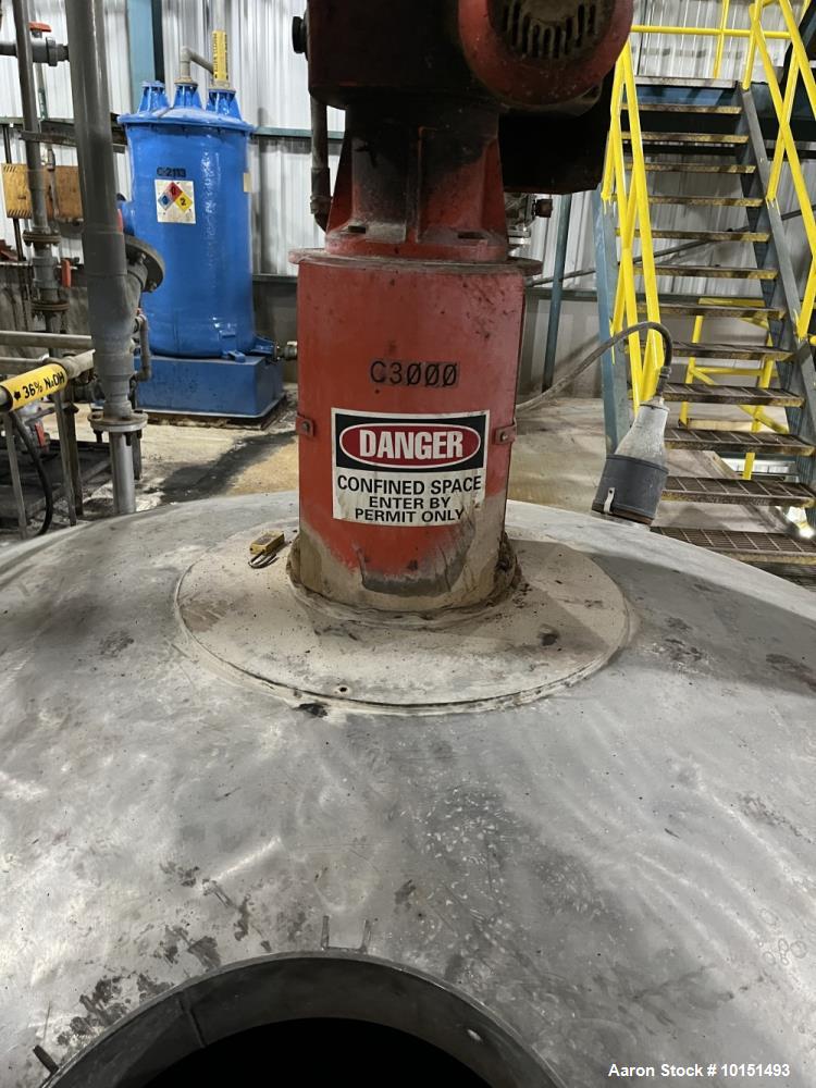 Alloy Fabricatorss Approximately 8,000 Gallon 316L Stainless Steel Jacketed Mix