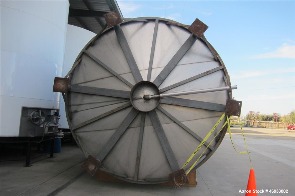 Used Ametek Valley Foundry & Machine Works Food Grade Stainless Steel Storage T