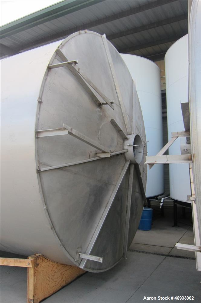 Used Ametek Valley Foundry & Machine Works Food Grade Stainless Steel Storage T