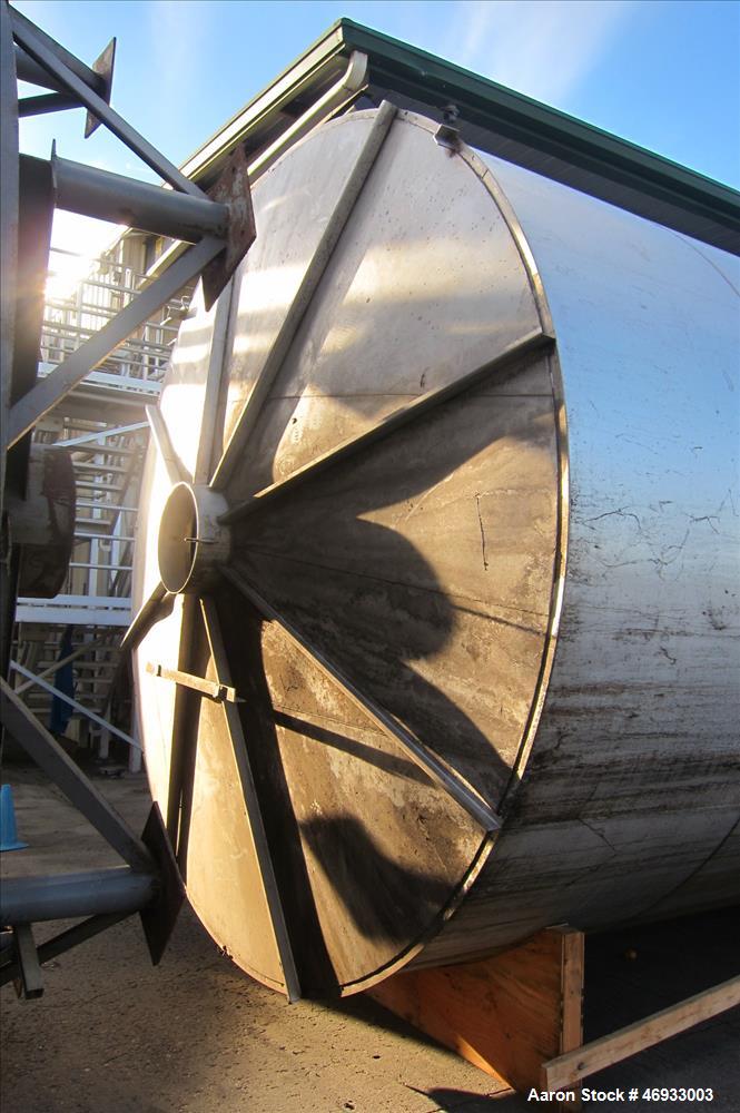 Used Ametek Valley Foundry & Machine Works Food Grade Stainless Steel Storage T