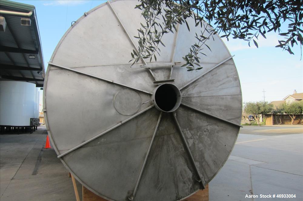 Used Ametek Valley Foundry & Machine Works Food Grade Stainless Steel Storage T