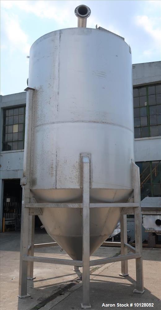 Used- Andritz 5,000 Gallon Vertical Stainless Steel Tank