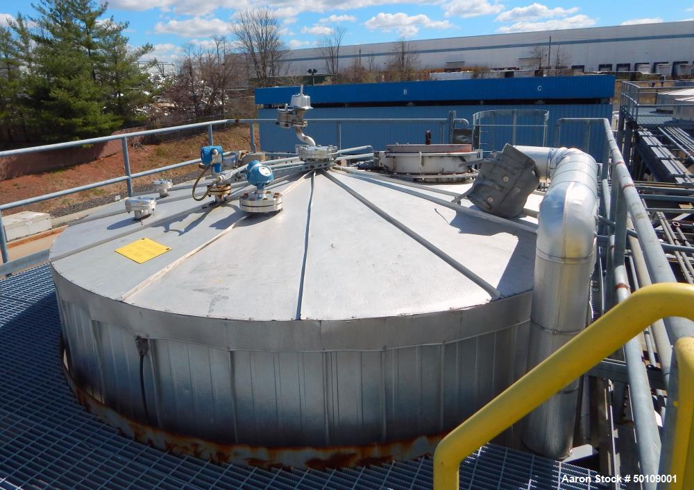 Used Apache Stainless Equipment Storage Tank, 12,000 Gallon