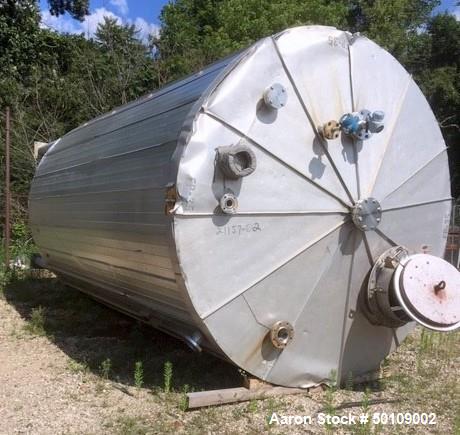 Used- Apache Stainless Equipment Storage Tank, 10,500 Gallon