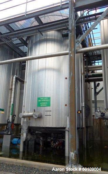 Used Walker Storage Tank, 10,000 Gallon, 304 Stainless Steel