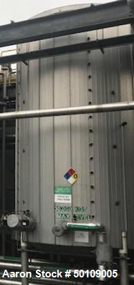 Used Walker Storage Tank, 10,000 Gallon, 304 Stainless Steel