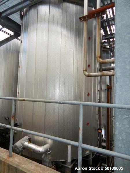 Used Walker Storage Tank, 10,000 Gallon, 304 Stainless Steel