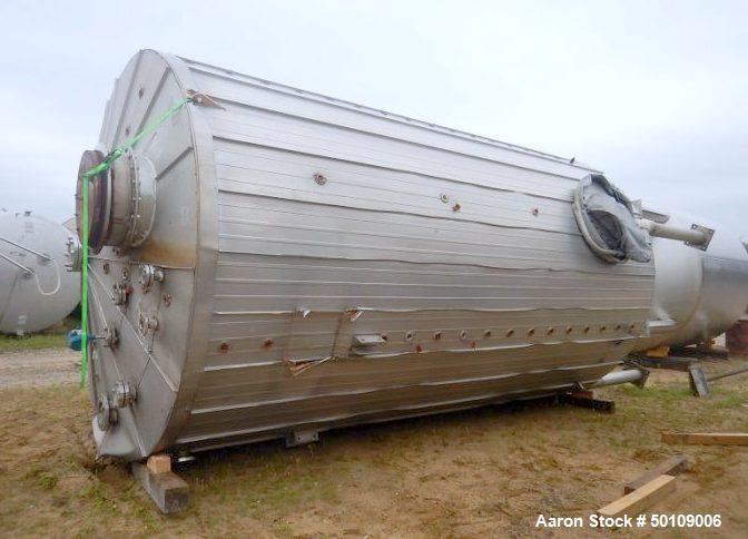 Used- Walker Storage Tank, 10,000 Gallon, 304 Stainless Steel