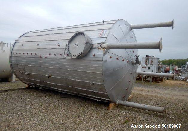 Used- Walker Storage Tank, 10,000 Gallon, 304 Stainless Steel