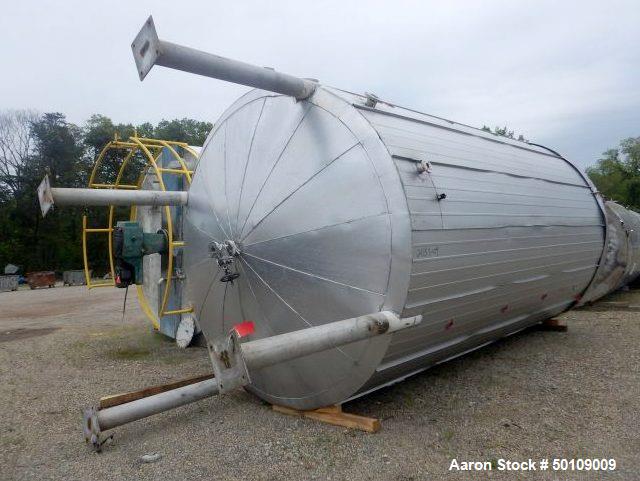 Used- Walker Storage Tank, 10,000 Gallon, 304 Stainless Steel