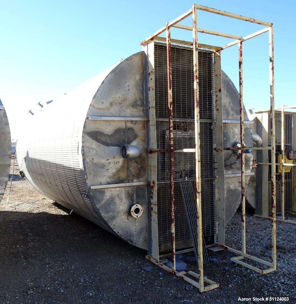 Used Apache Stainless Equipment Tank, API-650-10,000 Gallon, 316L Stainless Ste
