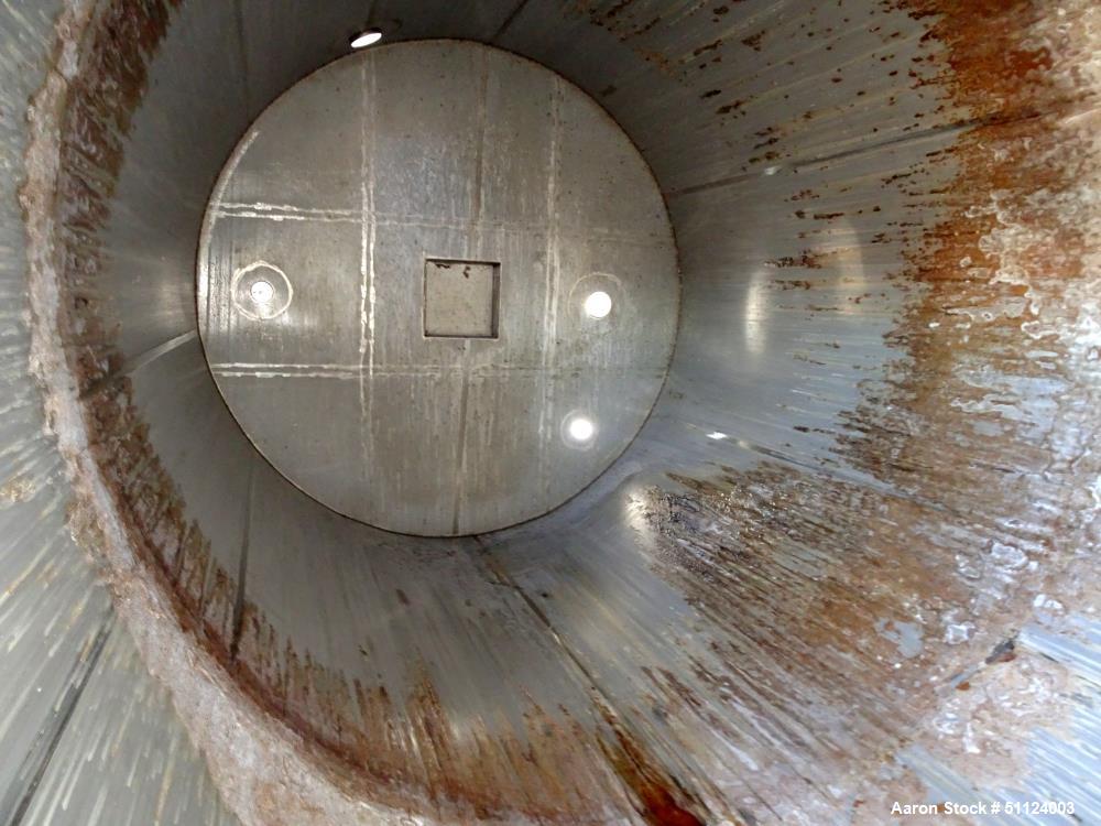 Used Apache Stainless Equipment Tank, API-650-10,000 Gallon, 316L Stainless Ste