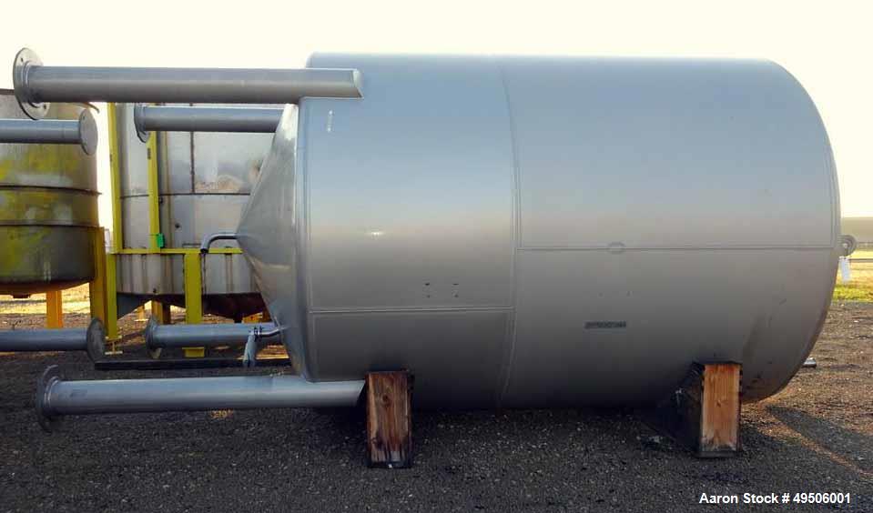 Used Apparatebau Nordhausen Tank, 5000 Gallon, 316 Stainless Steel,