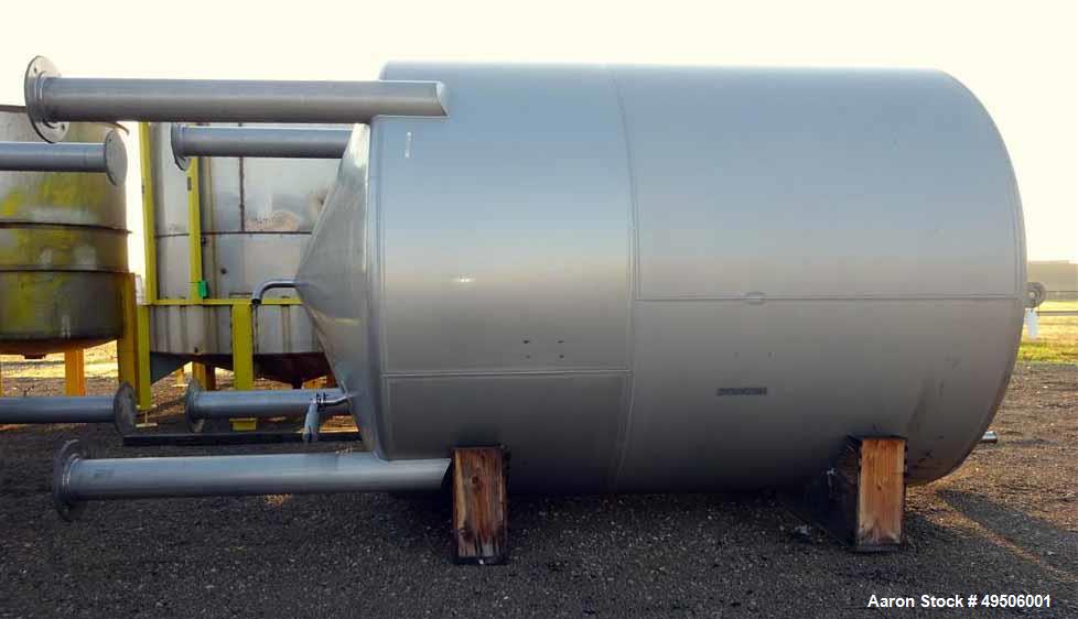 Used Apparatebau Nordhausen Tank, 5000 Gallon, 316 Stainless Steel,