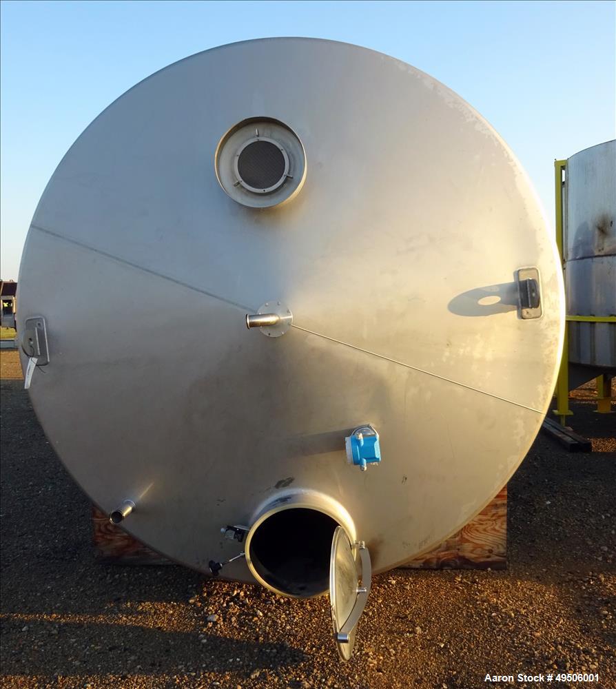 Used Apparatebau Nordhausen Tank, 5000 Gallon, 316 Stainless Steel,