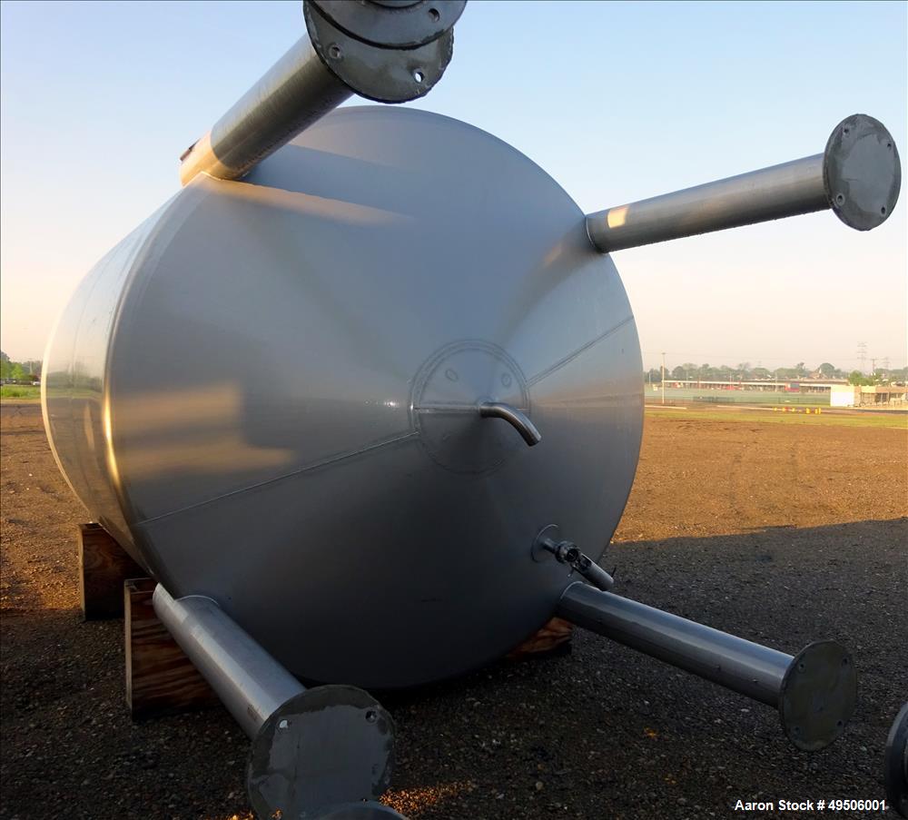 Used Apparatebau Nordhausen Tank, 5000 Gallon, 316 Stainless Steel,