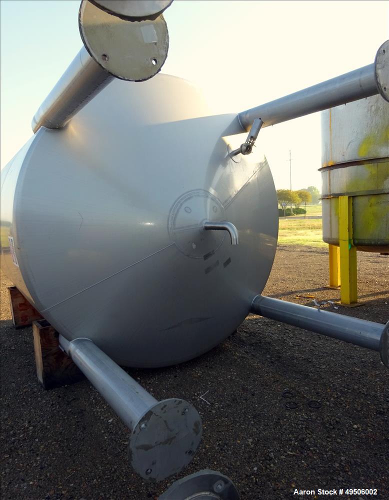 Used Apparatebau Nordhausen Tank, 5000 Gallon, 316 Stainless Steel.