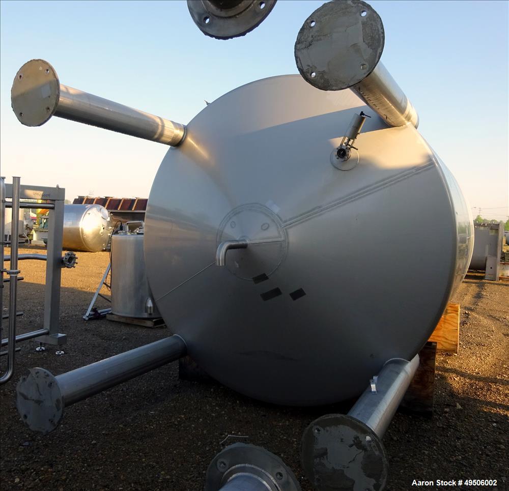 Used Apparatebau Nordhausen Tank, 5000 Gallon, 316 Stainless Steel.