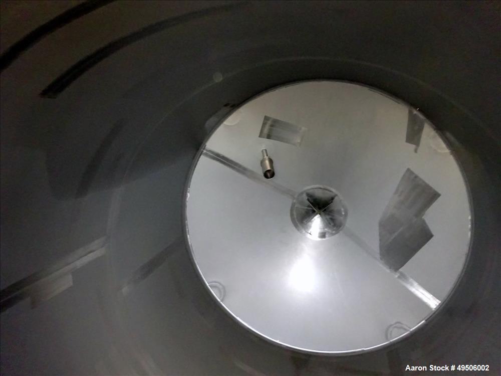 Used Apparatebau Nordhausen Tank, 5000 Gallon, 316 Stainless Steel.
