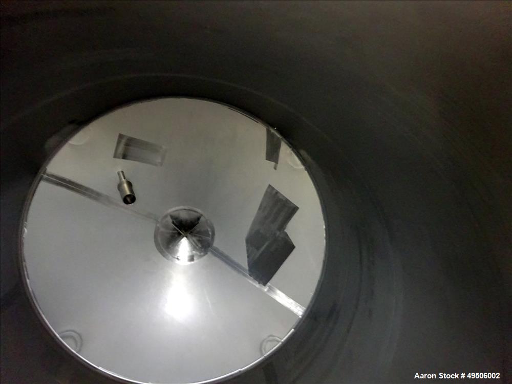 Used Apparatebau Nordhausen Tank, 5000 Gallon, 316 Stainless Steel.