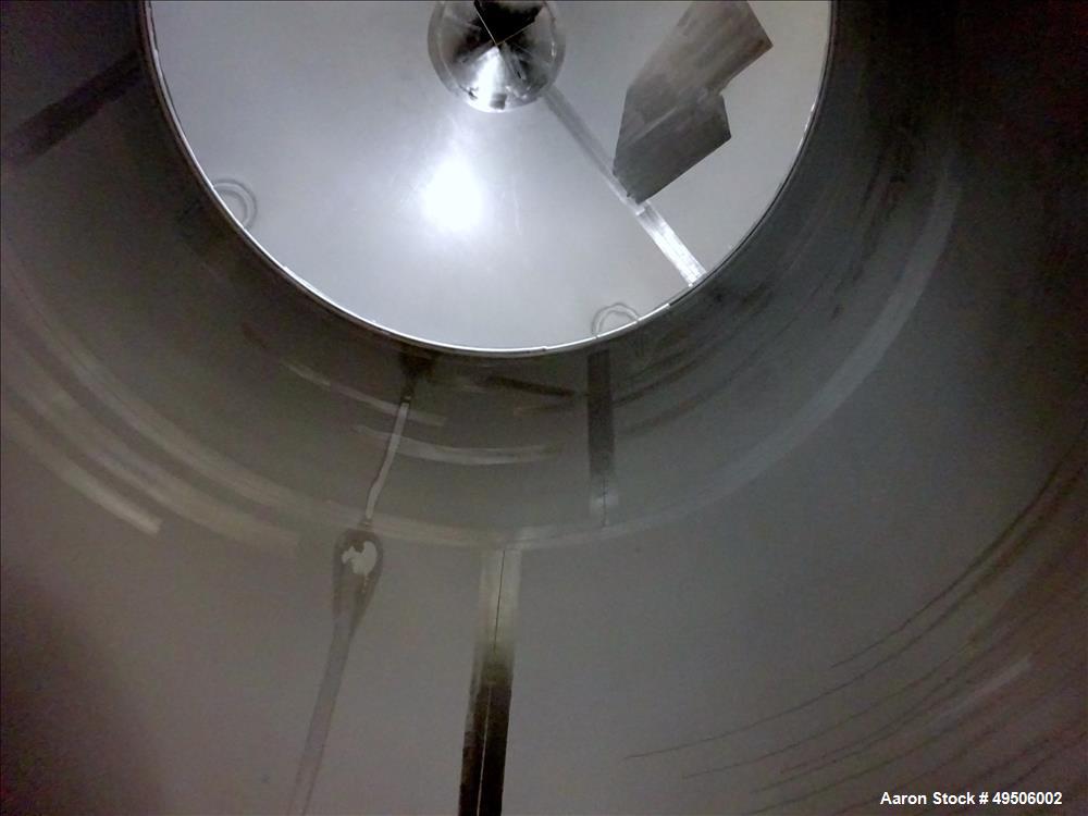 Used Apparatebau Nordhausen Tank, 5000 Gallon, 316 Stainless Steel.